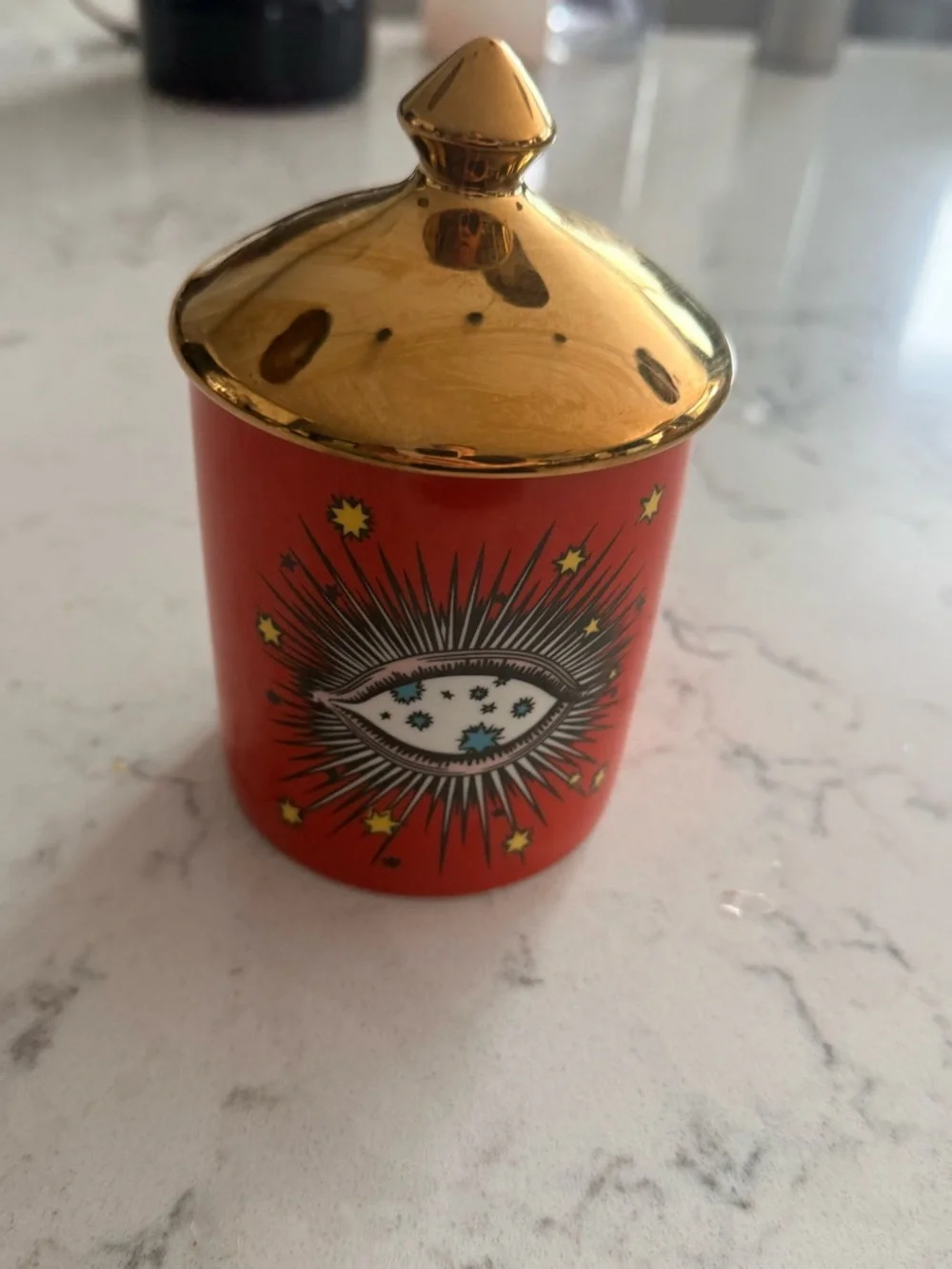 All-Seeing Ceramic Eye Jar - Picture 6 of 6